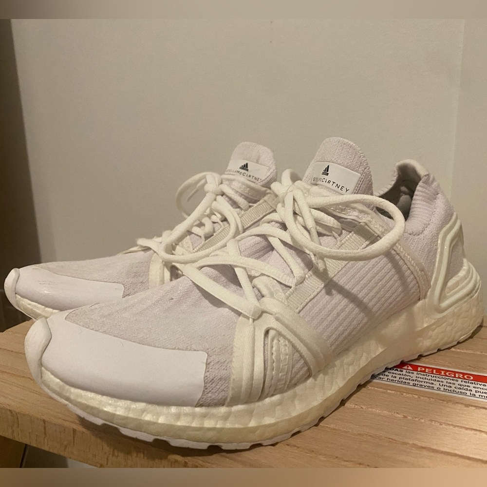 Stella McCartney for Adidas white sneaker, size 7.5